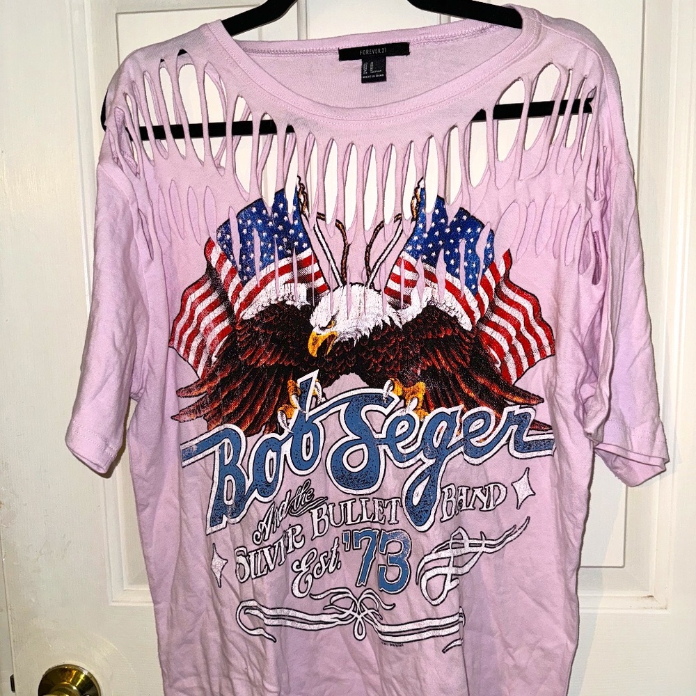 NEW WITHOUT TAGS!  Distressed TShirt Dress Size Medium